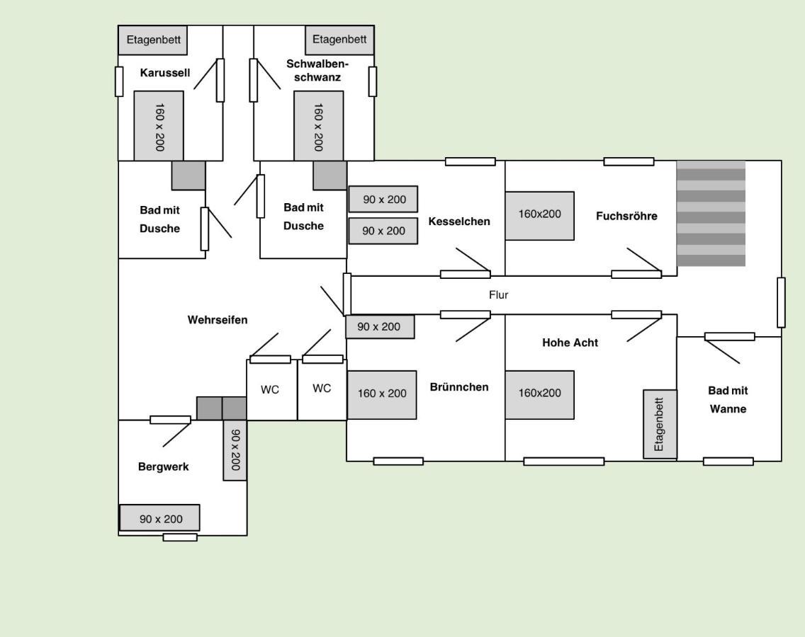 Ferienhaus Backesgarten Fuer 22 Personen Neichen Exterior photo